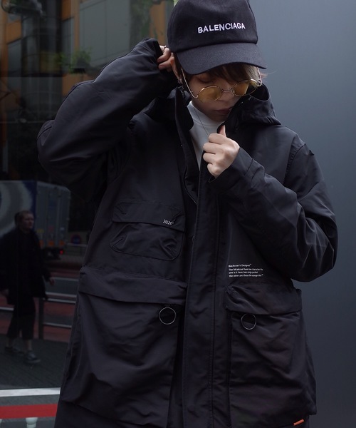 rovtski（ロフトスキー）の「【ビッグシルエット】LEESMA　WORKMAN JKT（マウンテンパーカー・レディース・ブラック/ベージュ・FREE）」の13枚目の写真