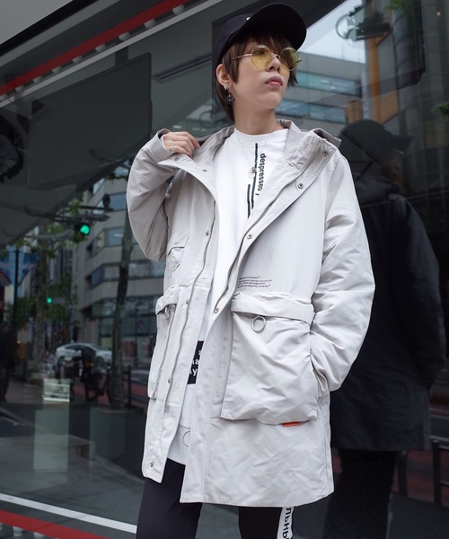 rovtski（ロフトスキー）の「【ビッグシルエット】LEESMA　WORKMAN JKT（マウンテンパーカー・レディース・ブラック/ベージュ・FREE）」の12枚目の写真