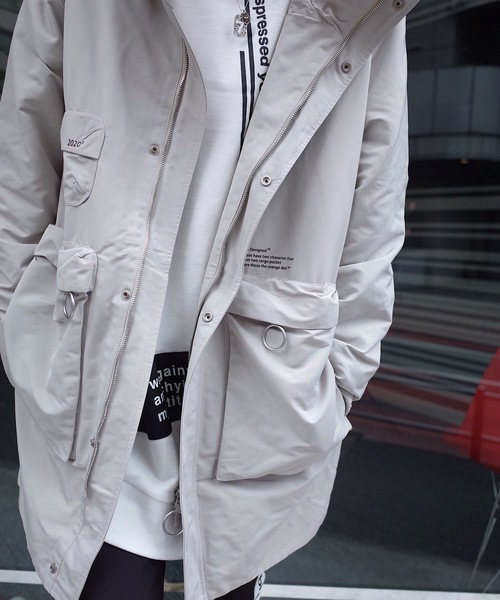 rovtski（ロフトスキー）の「【ビッグシルエット】LEESMA　WORKMAN JKT（マウンテンパーカー・レディース・ブラック/ベージュ・FREE）」の9枚目の写真