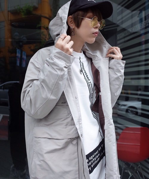rovtski（ロフトスキー）の「【ビッグシルエット】LEESMA　WORKMAN JKT（マウンテンパーカー・レディース・ブラック/ベージュ・FREE）」の16枚目の写真