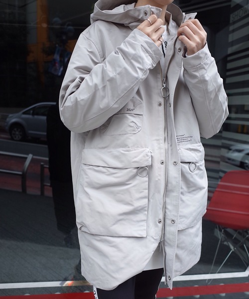 rovtski（ロフトスキー）の「【ビッグシルエット】LEESMA　WORKMAN JKT（マウンテンパーカー・レディース・ブラック/ベージュ・FREE）」の22枚目の写真