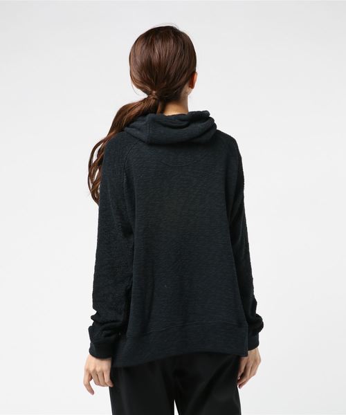 THE MORNING AFTER（ザ モーニング アフター）の「スラブビッグパイル プルパーカー（パーカー・レディース・オフホワイト/ネイビー/杢グレー/ブラック・FREE）」の5枚目の写真