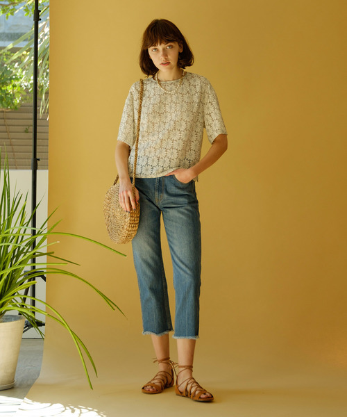 Banner Barrett(バナーバレット)の「LACE BLOUSE / レースブラウス(シャツ/ブラウス・レディース・ホワイト/ブラック・38)」の8枚目の写真