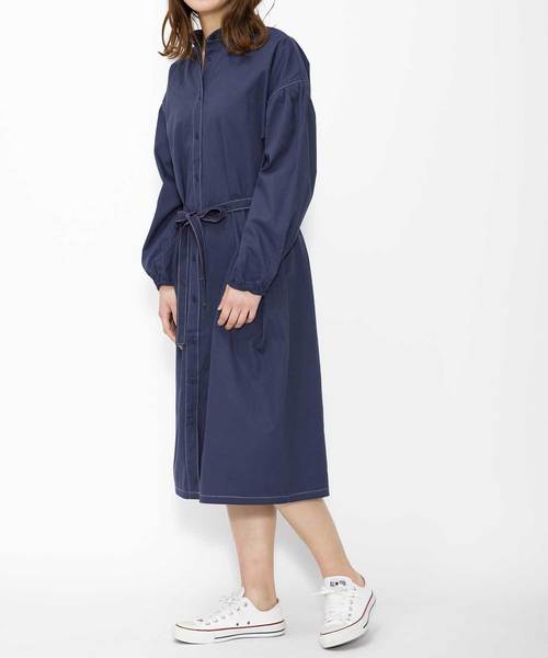 As Know As Pinky アズノゥアズピンキー の Zozo限定 前ボタンステッチワンピ ワンピース ワンピース Wear