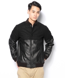 WHO'S WHO gallery | 【WEB限定価格】レザー切替スタジャン(スタジャン)