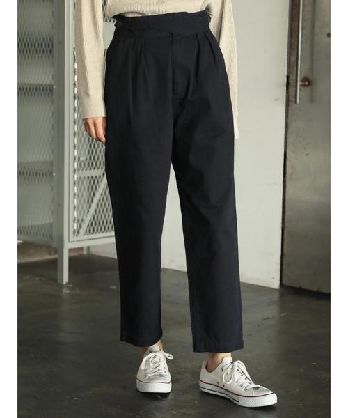 AMERICAN HOLIC(アメリカンホリック)の「綿ツイルグルカテーパードパンツ(その他パンツ・レディース・アイボリー/ベージュ/ネイビー・M/L)」の21枚目の写真