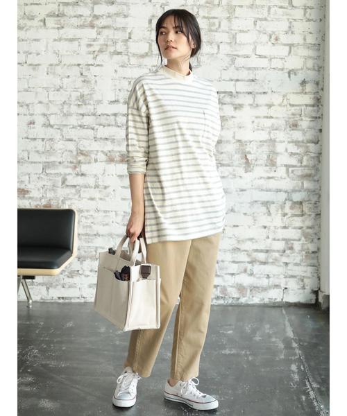 AMERICAN HOLIC(アメリカンホリック)の「綿ツイルグルカテーパードパンツ(その他パンツ・レディース・アイボリー/ベージュ/ネイビー・M/L)」の16枚目の写真