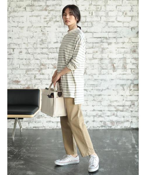 AMERICAN HOLIC(アメリカンホリック)の「綿ツイルグルカテーパードパンツ(その他パンツ・レディース・アイボリー/ベージュ/ネイビー・M/L)」の15枚目の写真