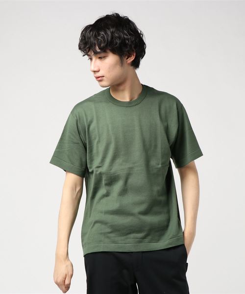 ジョンスメドレー 24ゲージ クルーネックニットTシャツ Tシャツ感覚で着れる【JOHN SMEDLEY/ジョン スメドレー】の24