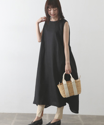 Honnete | Honnete　Boat Neck Op with Belt(ワンピース)
