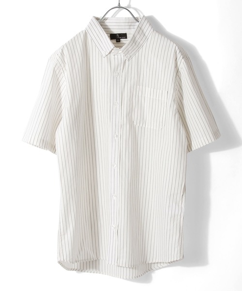 ZIP FIVE(ジップファイブ)の「【ZIP FIVE】ブロードボタンダウン半袖シャツ(シャツ/ブラウス・メンズ・ブラック/ダークグリーン/ベージュ/オフホワイト/ダークネイビー/オリーブ/チャコール/グレイッシュブルー/ブルー系その他/ホワイト系その他/ブルー系その他2/ホワイト×ネイビー/グレー系その他/ベージュ系その他/ブラック×レッド/ブルー系その他3/ブルー系その他4/ブルー系その他5/ベージュ系その他2/ベージュ系その他3/アイボリー/ブラウン/モカ/バーガンディー・SMALL/MEDIUM/LARGE/X-LARGE/XX-LARGE/X-SMALL)」の4枚目の写真