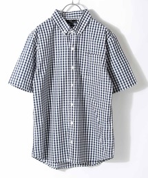 ZIP FIVE | ブロードボタンダウン半袖シャツ(シャツ/ブラウス)