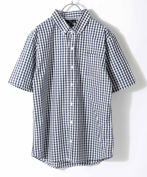 ZIP FIVE(ジップファイブ)の「【ZIP FIVE】ブロードボタンダウン半袖シャツ(シャツ/ブラウス・メンズ・ブラック/ダークグリーン/ベージュ/オフホワイト/ダークネイビー/オリーブ/チャコール/グレイッシュブルー/ブルー系その他/ホワイト系その他/ブルー系その他2/ホワイト×ネイビー/グレー系その他/ベージュ系その他/ブラック×レッド/ブルー系その他3/ブルー系その他4/ブルー系その他5/ベージュ系その他2/ベージュ系その他3/アイボリー/ブラウン/モカ/バーガンディー・SMALL/MEDIUM/LARGE/X-LARGE/XX-LARGE/X-SMALL)」の5枚目の写真