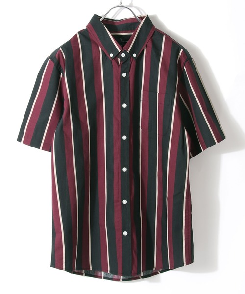 ZIP FIVE(ジップファイブ)の「【ZIP FIVE】ブロードボタンダウン半袖シャツ(シャツ/ブラウス・メンズ・ブラック/ダークグリーン/ベージュ/オフホワイト/ダークネイビー/オリーブ/チャコール/グレイッシュブルー/ブルー系その他/ホワイト系その他/ブルー系その他2/ホワイト×ネイビー/グレー系その他/ベージュ系その他/ブラック×レッド/ブルー系その他3/ブルー系その他4/ブルー系その他5/ベージュ系その他2/ベージュ系その他3/アイボリー/ブラウン/モカ/バーガンディー・SMALL/MEDIUM/LARGE/X-LARGE/XX-LARGE/X-SMALL)」の7枚目の写真