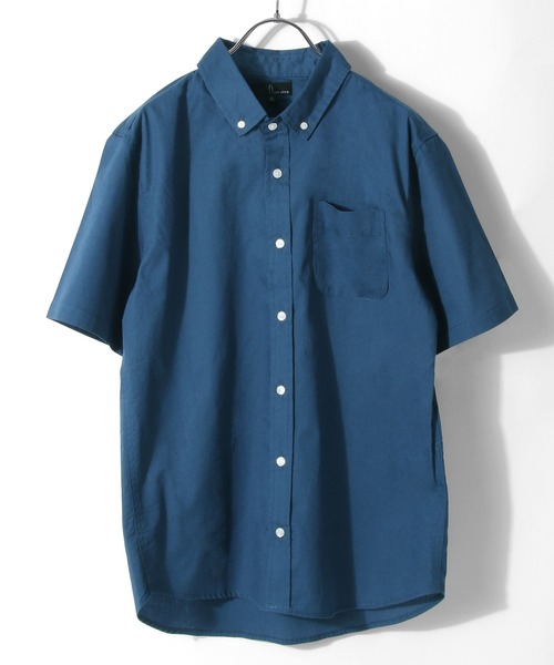 ZIP FIVE(ジップファイブ)の「【ZIP FIVE】ブロードボタンダウン半袖シャツ(シャツ/ブラウス・メンズ・ブラック/ダークグリーン/ベージュ/オフホワイト/ダークネイビー/オリーブ/チャコール/グレイッシュブルー/ブルー系その他/ホワイト系その他/ブルー系その他2/ホワイト×ネイビー/グレー系その他/ベージュ系その他/ブラック×レッド/ブルー系その他3/ブルー系その他4/ブルー系その他5/ベージュ系その他2/ベージュ系その他3/アイボリー/ブラウン/モカ/バーガンディー・SMALL/MEDIUM/LARGE/X-LARGE/XX-LARGE/X-SMALL)」の18枚目の写真