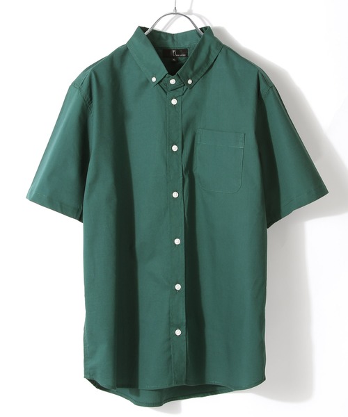 ZIP FIVE(ジップファイブ)の「【ZIP FIVE】ブロードボタンダウン半袖シャツ(シャツ/ブラウス・メンズ・ブラック/ダークグリーン/ベージュ/オフホワイト/ダークネイビー/オリーブ/チャコール/グレイッシュブルー/ブルー系その他/ホワイト系その他/ブルー系その他2/ホワイト×ネイビー/グレー系その他/ベージュ系その他/ブラック×レッド/ブルー系その他3/ブルー系その他4/ブルー系その他5/ベージュ系その他2/ベージュ系その他3/アイボリー/ブラウン/モカ/バーガンディー・SMALL/MEDIUM/LARGE/X-LARGE/XX-LARGE/X-SMALL)」の16枚目の写真