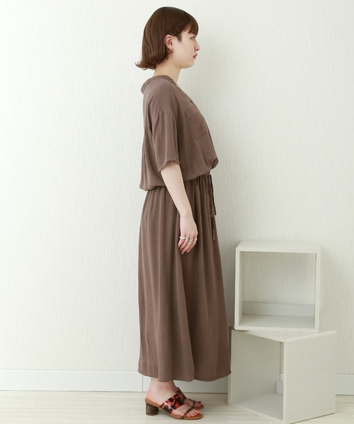 n'ee-ne（ネーネ）の「マキシワンピース（ワンピース・レディース・ブラック/ピンク/ダークアッシュ・LL/M/L）」の13枚目の写真