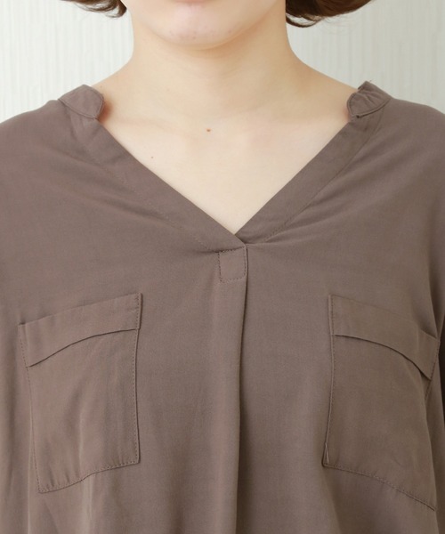 n'ee-ne（ネーネ）の「マキシワンピース（ワンピース・レディース・ブラック/ピンク/ダークアッシュ・LL/M/L）」の12枚目の写真