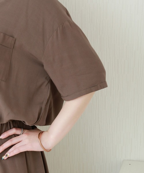 n'ee-ne（ネーネ）の「マキシワンピース（ワンピース・レディース・ブラック/ピンク/ダークアッシュ・LL/M/L）」の11枚目の写真