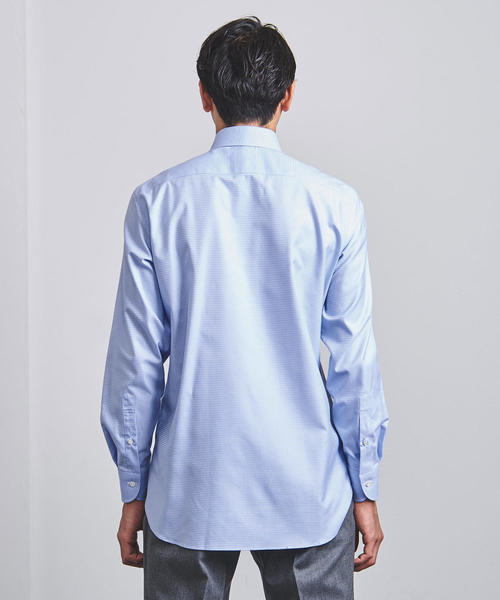 UNITED ARROWS(ユナイテッドアローズ)の「< UNITED ARROWS > イージーケアー ミニチェック ボタンダウン(シャツ/ブラウス・メンズ・ライトブルー・41cm/39cm/37cm/40cm/38cm/42cm/43cm/36cm)」の3枚目の写真