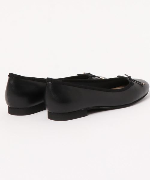 美品✨【Le Talon ルタロン】バレエシューズ　24.5 ブラック黒 セール】《追加》フレンチスクエアバレエ（バレエシューズ）｜LE