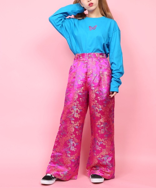 WC（ダブル シー）の「WC/チャイナ柄パンツ（その他パンツ・レディース・ブラック/パープル/ピンク/その他1・FREE）」の7枚目の写真