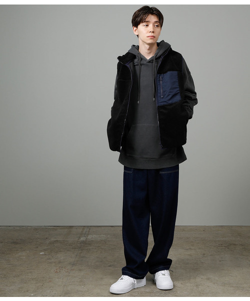 JUNRED（ジュンレッド）の「ボアフリースZIPベスト（ベスト・メンズ・ホワイト/ブラック/ブラウン・M/L）」の16枚目の写真