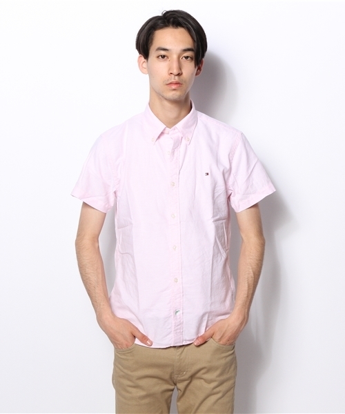 TOMMY HILFIGER（トミーヒルフィガー）の「COLLEGE OXFORD SHIRT（シャツ/ブラウス・メンズ・ブルー/ホワイト/ピンク・LARGE/MEDIUM/SMALL/X-LARGE）」の3枚目の写真