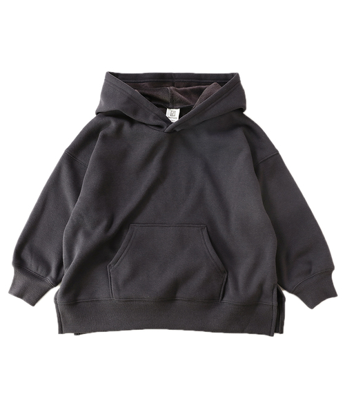 devirock(デビロック)の「裏シャギーワイドシルエットプルパーカー(パーカー・キッズ・ダークベージュ/パープル系その他/ブルー系その他/杢グレー/ラベンダー/モカ/ダークグリーン/ブラック・100cm/120cm/130cm/140cm/150cm/160cm/110cm)」の22枚目の写真