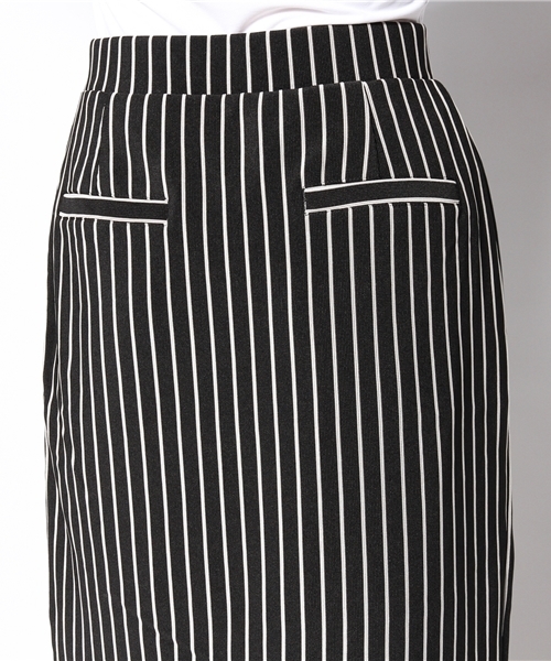 DISCOAT（ディスコート）の「【Discoat】ストライプペンシルスカート（スカート・レディース・ベージュ/ブラック・ﾌﾘ-）」の7枚目の写真