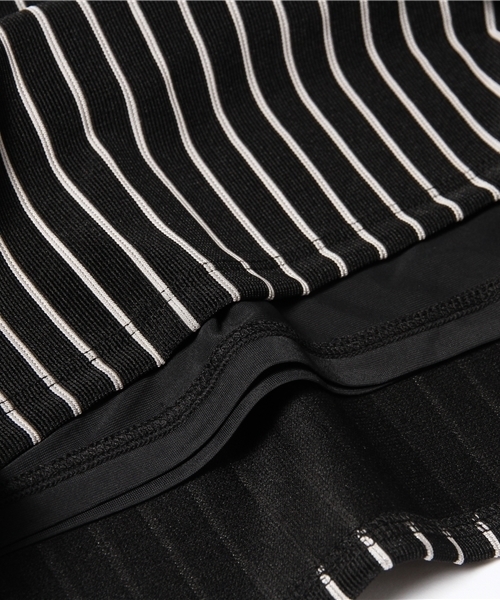 DISCOAT（ディスコート）の「【Discoat】ストライプペンシルスカート（スカート・レディース・ベージュ/ブラック・ﾌﾘ-）」の11枚目の写真