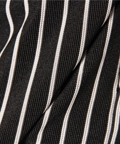 DISCOAT（ディスコート）の「【Discoat】ストライプペンシルスカート（スカート・レディース・ベージュ/ブラック・ﾌﾘ-）」の5枚目の写真