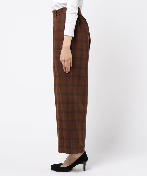 rps（アールピーエス）の「チェックワイドパンツ（その他パンツ・レディース・キャメル/ブラウン/グレー・M）」の10枚目の写真