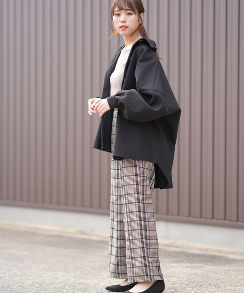 rps（アールピーエス）の「チェックワイドパンツ（その他パンツ・レディース・キャメル/ブラウン/グレー・M）」の17枚目の写真