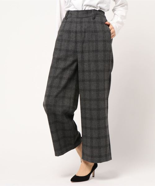 rps（アールピーエス）の「チェックワイドパンツ（その他パンツ・レディース・キャメル/ブラウン/グレー・M）」の13枚目の写真