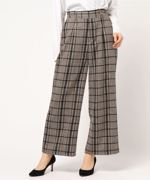 rps（アールピーエス）の「チェックワイドパンツ（その他パンツ・レディース・キャメル/ブラウン/グレー・M）」の14枚目の写真