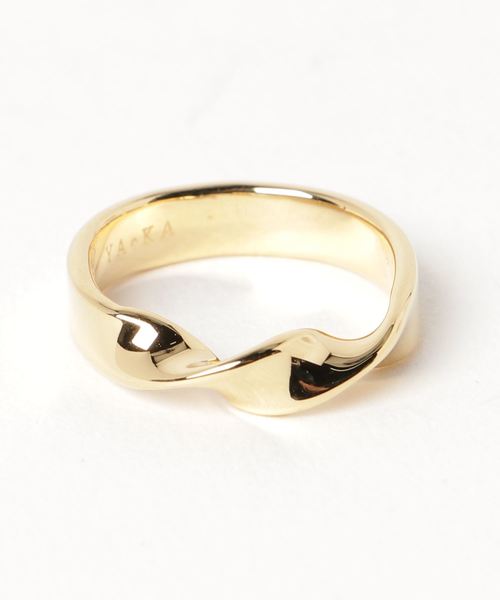 YArKA（ヤーカ）の「【YArKA/ヤーカ】silver925 1twist 4mm ring[1-2-1]/ひねり4mmリング シルバー925（リング・レディース・ゴールド/シルバー・#9/#11/#13）」の4枚目の写真
