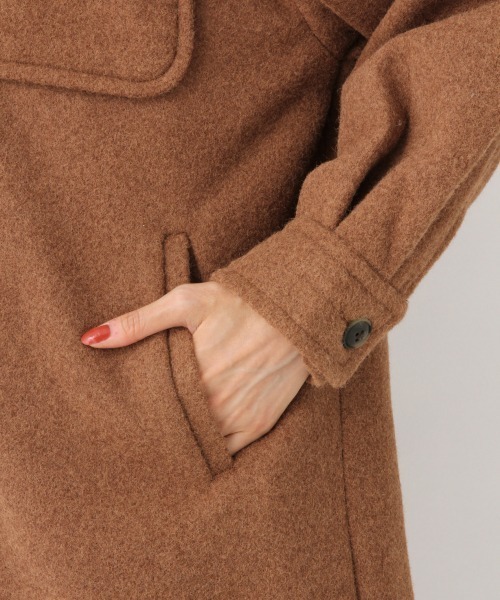 GLOBAL WORK（グローバルワーク）の「ウールライクロングCPOコート/856260（その他アウター・レディース・ベージュ系その他3/グリーン系その他3/ブルー系その他4・FREE）」の14枚目の写真