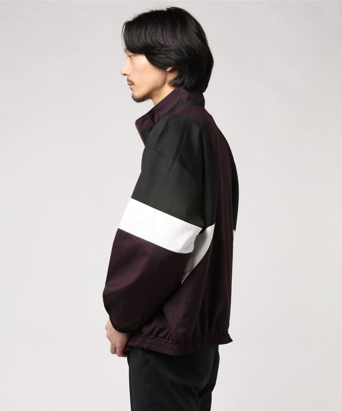 WEGO（ウィゴー）の「WEGO/TRカラーブロックスタンドブルゾン（ブルゾン・メンズ・ベージュ/ブラック/ワイン/ダークグリーン/ブラック系その他・LARGE/MEDIUM）」の12枚目の写真