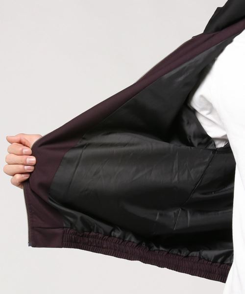 WEGO（ウィゴー）の「WEGO/TRカラーブロックスタンドブルゾン（ブルゾン・メンズ・ベージュ/ブラック/ワイン/ダークグリーン/ブラック系その他・LARGE/MEDIUM）」の9枚目の写真