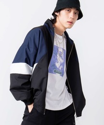 WEGO | WEGO/TRカラーブロックスタンドブルゾン(ブルゾン)