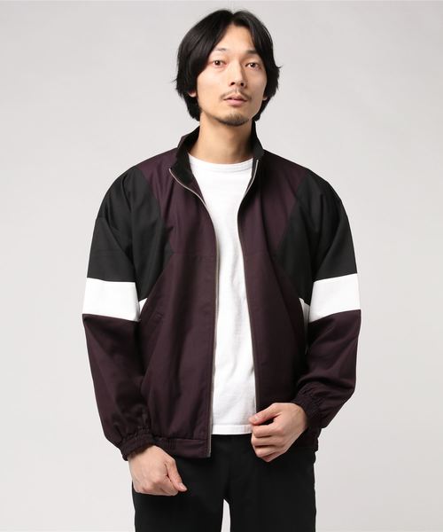 WEGO（ウィゴー）の「WEGO/TRカラーブロックスタンドブルゾン（ブルゾン・メンズ・ベージュ/ブラック/ワイン/ダークグリーン/ブラック系その他・LARGE/MEDIUM）」の10枚目の写真