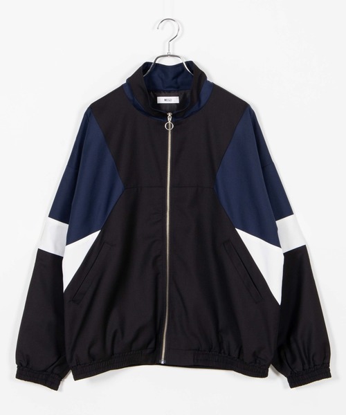 WEGO（ウィゴー）の「WEGO/TRカラーブロックスタンドブルゾン（ブルゾン・メンズ・ベージュ/ブラック/ワイン/ダークグリーン/ブラック系その他・LARGE/MEDIUM）」の19枚目の写真