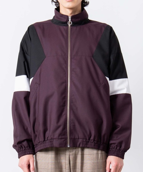 WEGO（ウィゴー）の「WEGO/TRカラーブロックスタンドブルゾン（ブルゾン・メンズ・ベージュ/ブラック/ワイン/ダークグリーン/ブラック系その他・LARGE/MEDIUM）」の22枚目の写真