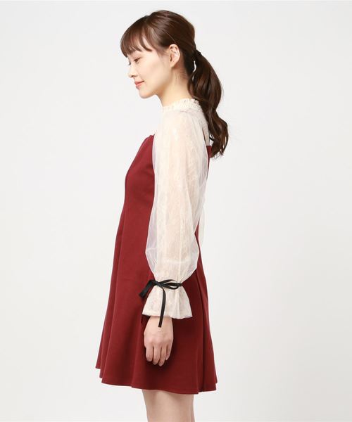 セール】ビジュブローチレーシーコンビOP（ワンピース）｜ROJITA