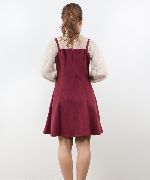 セール】ビジュブローチレーシーコンビOP（ワンピース）｜ROJITA