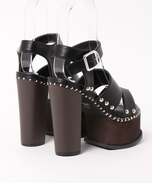 ENVYM（アンビー）の「ステッチサンダル（サンダル・レディース・ブラック/ブラウン/マルチ・22.5㎝/23.5㎝/24.5㎝）」の7枚目の写真