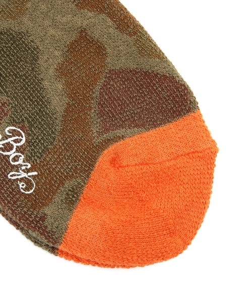BEAMS BOY（ビームスボーイ）の「BEAMS BOY / カモフラージュ ソックス（ソックス/靴下・レディース・ピンク/オレンジ・ONE SIZE）」の10枚目の写真