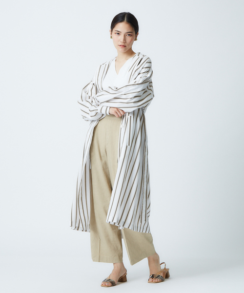 qualite（カリテ）の「【ITALY】【セットアップ】リネンレーヨンワイドパンツ（その他パンツ・レディース・ブラック/ブルー/ベージュ/ラベンダー・34/40/38/36）」の13枚目の写真