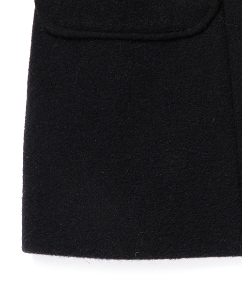 BEAMS BOY(ビームスボーイ)の「BEAMS BOY / シャギーアシメ 3Bショールコート(その他アウター・レディース・ネイビー/オリーブ・ONE SIZE)」の5枚目の写真
